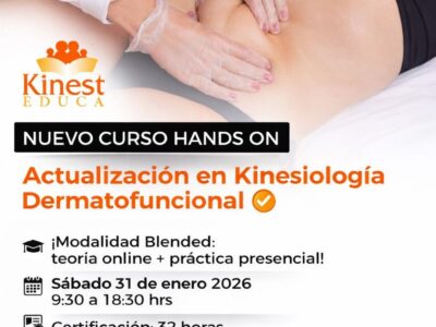 HANDS ON Actualización en Kinesiología Dermatofuncional